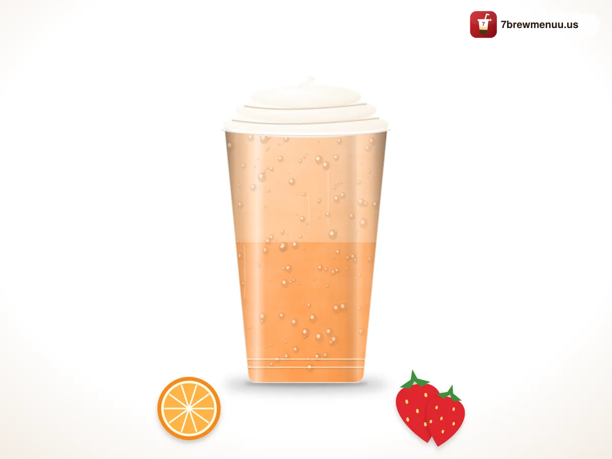 7 Brew Orange Sherbet Shake